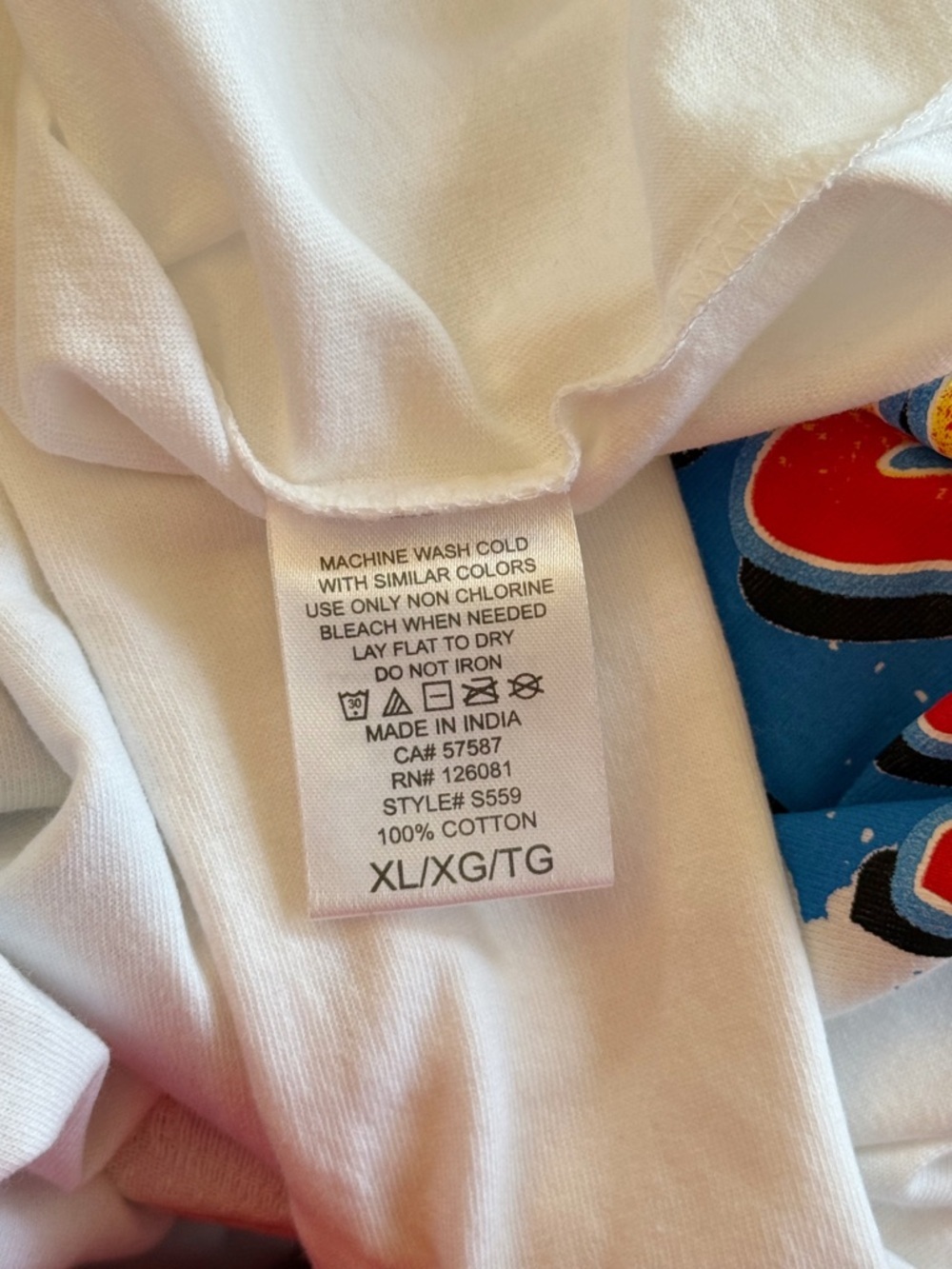 Reason Betty Boop Graphic Tee XL White Racing Car Worldwide Championship Y2K - Picture 3 of 8